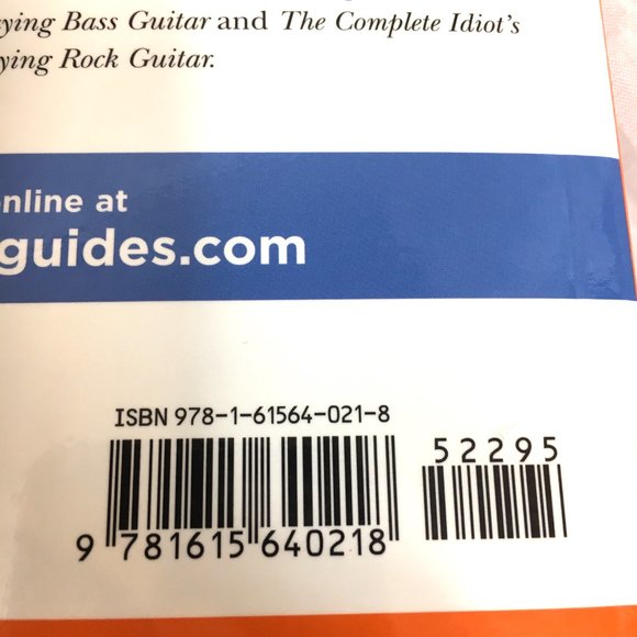 The Complete Idiots Guide Guitar Music Book NOS NWT - Picture 11 of 11